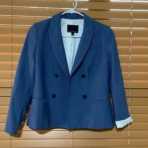 Banana Republic Chambray Blue Blazer